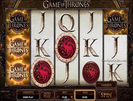 game of thrones pokie game