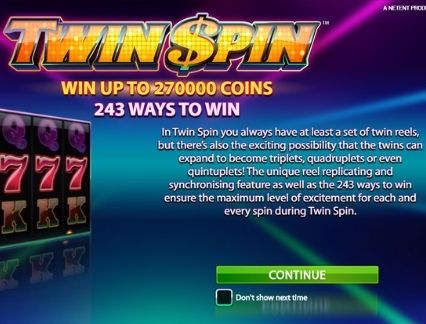 Twin Spin instructions