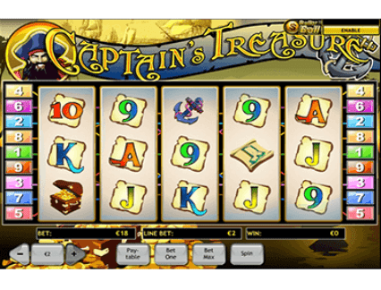 Captains Treasure slot game