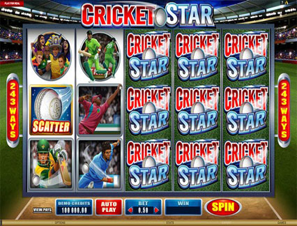 cricket star pokie gameplay
