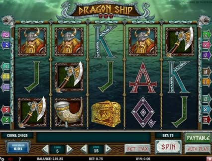 dragon ship pokie gameplay