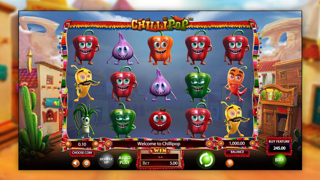 Chilli Pop 3D slot game