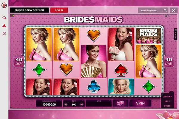Platinum Play Casino Bridesmaids pokie