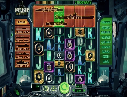 Battleship Slot gameplay