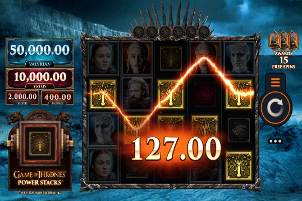 Game of Thrones Power Stacks play