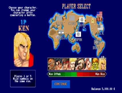 Street Fighter 2 charectures