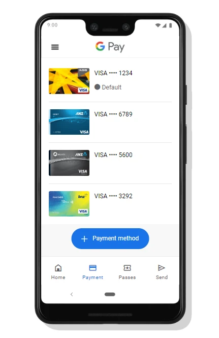 Google pay cards