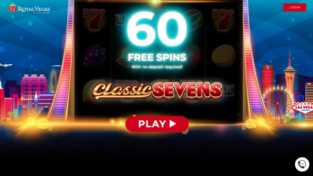 Royal Vegas No Deposit 60 Free Spins