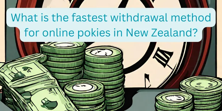 What is the fastest withdrawal method for online pokies in New Zealand