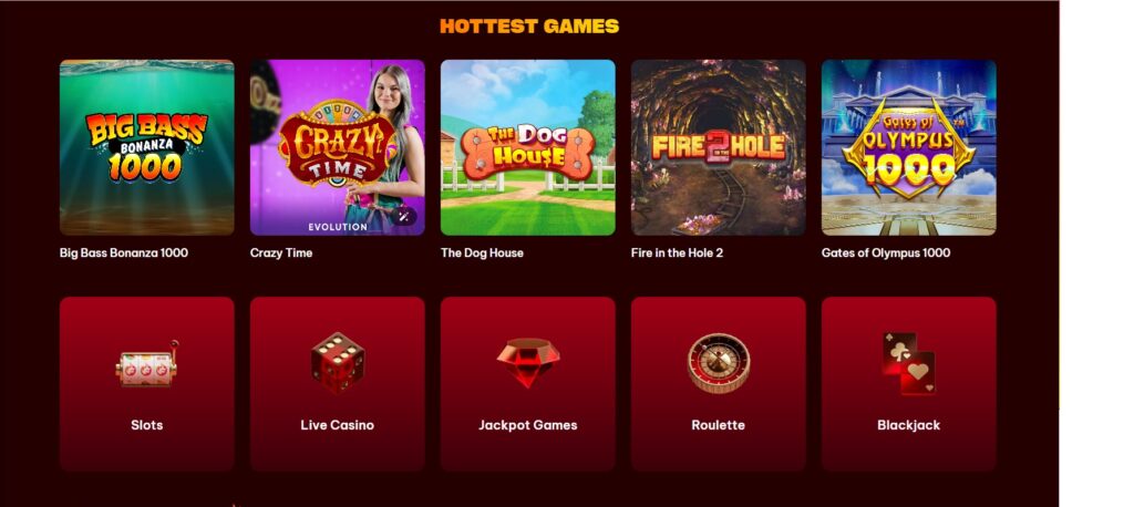 flamex casino banner hottest games